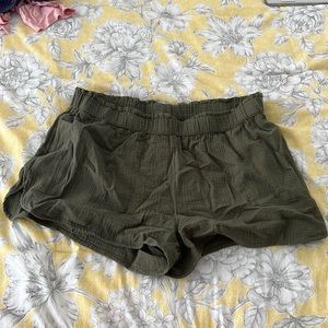 Universal Thread Army Green Cotton Shorts